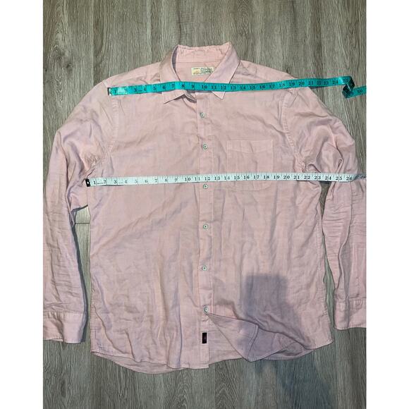 Faherty - Sunwashed Chambray Shirt /Coastal Muave /XL - Picture 4 of 8